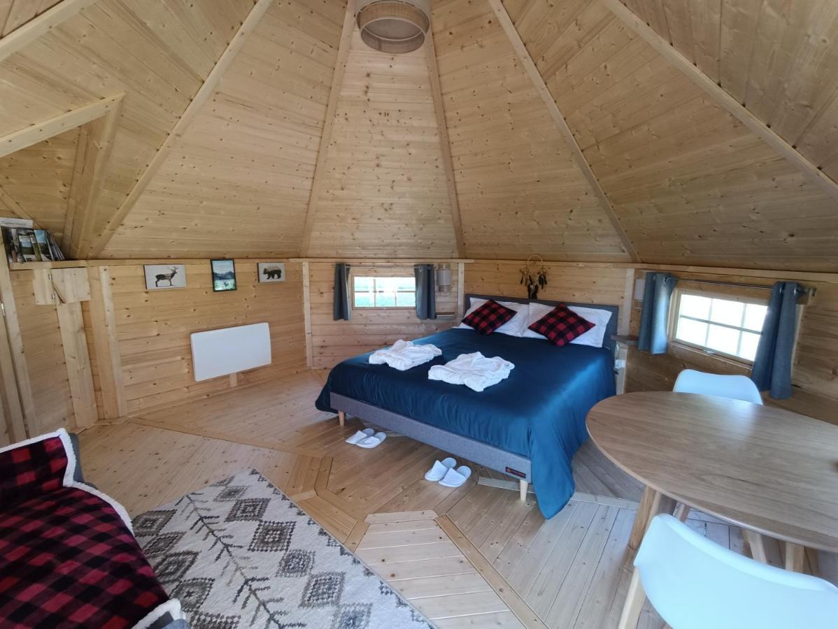 Les Cabanes Du Grand Nord Pradines  Extérieur photo