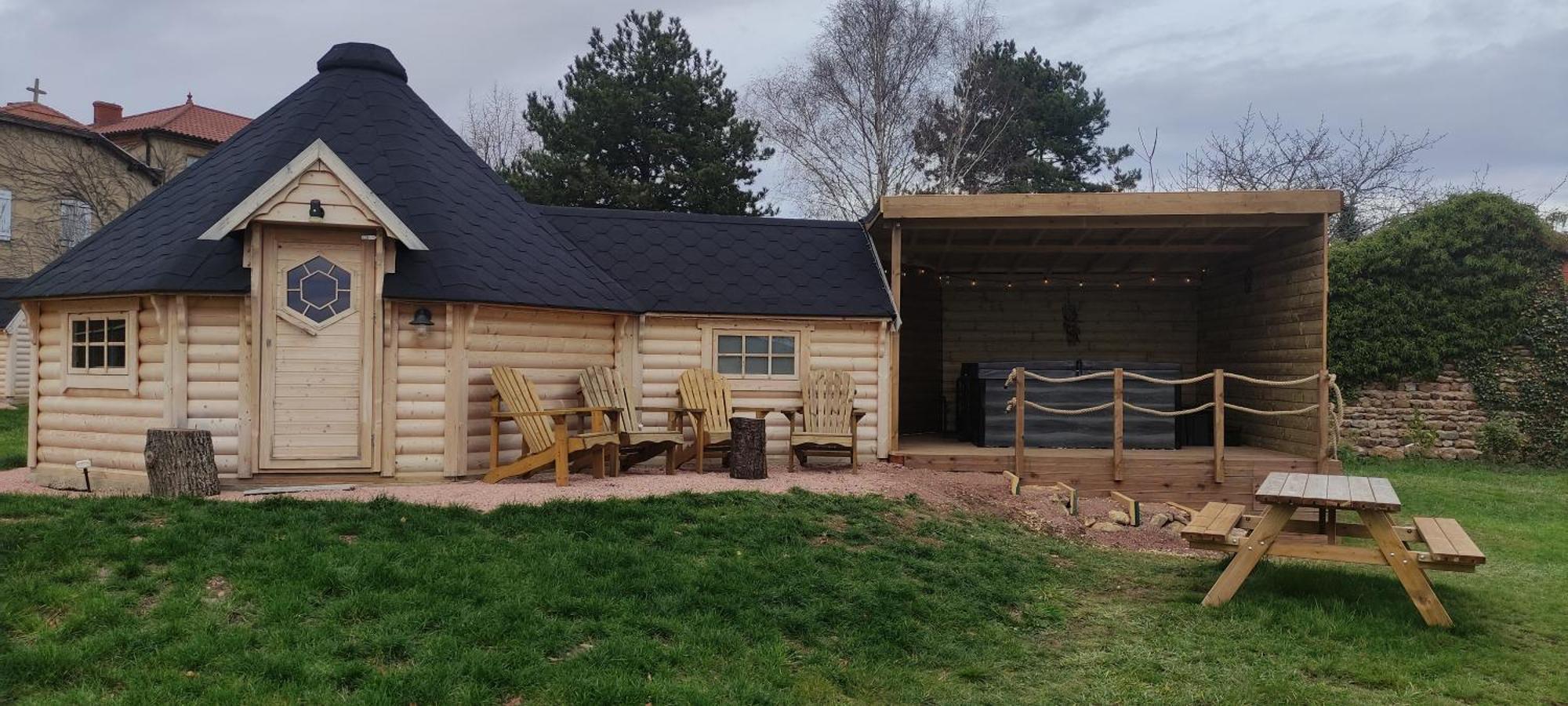 Les Cabanes Du Grand Nord Pradines  Extérieur photo