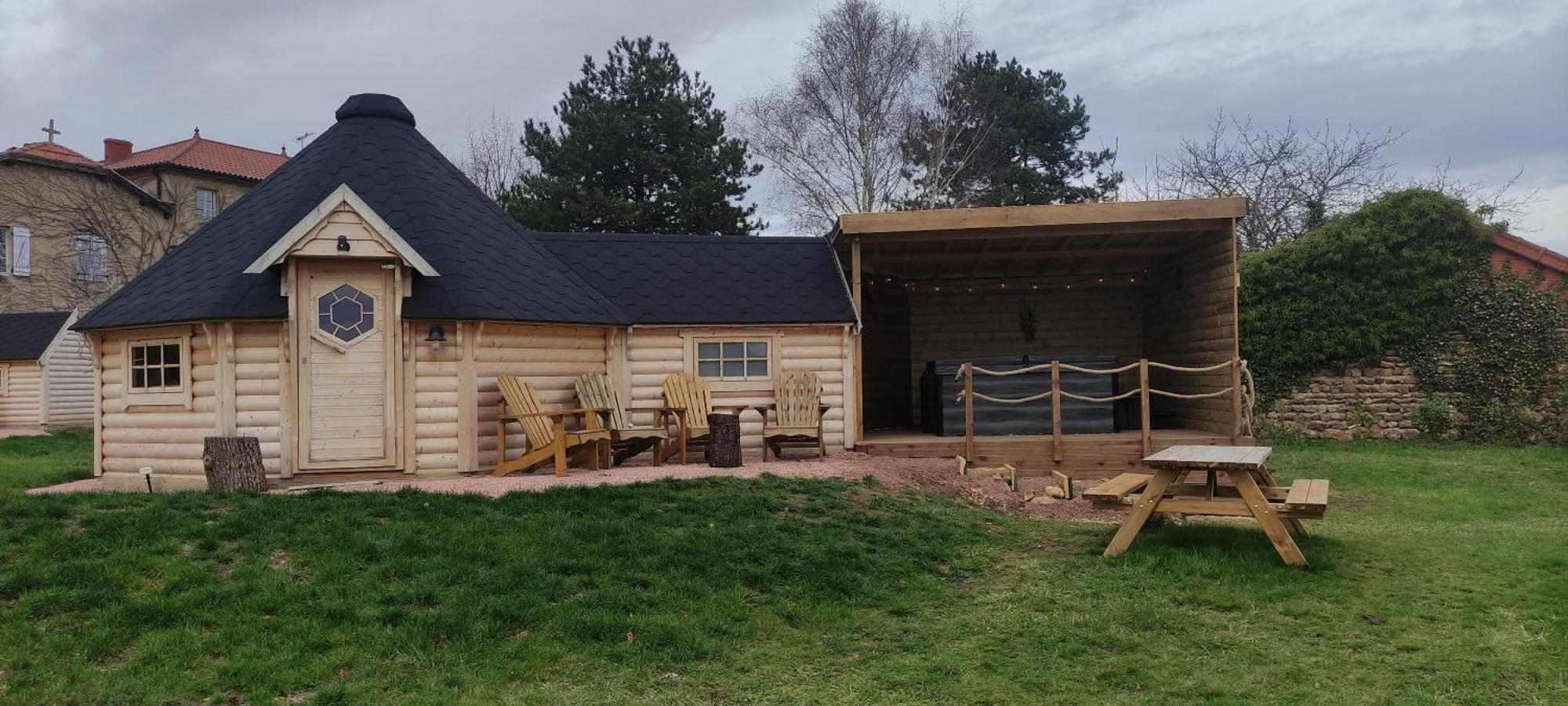 Les Cabanes Du Grand Nord Pradines  Extérieur photo