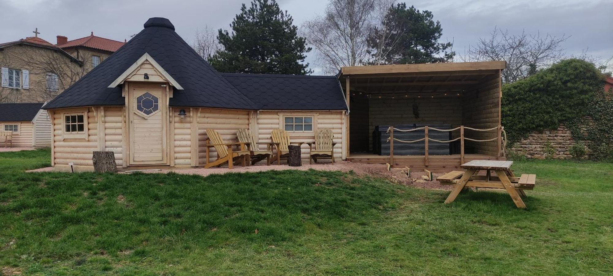 Les Cabanes Du Grand Nord Pradines  Extérieur photo